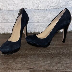 Calvin Klein Black Suede Heels